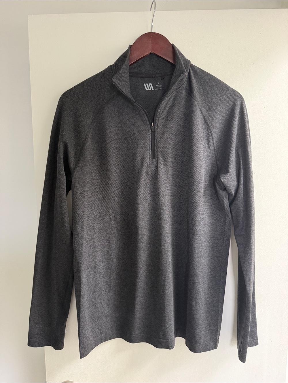 Men's Activewear Quarter-Zip - Charcoal